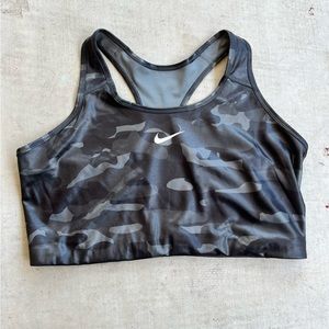 Nike swoosh Dark Camo Sports Bra